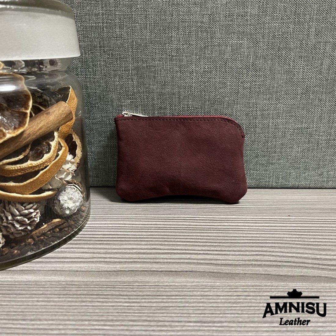 Bordó egy cipzáras kulcstartó A5015 - táska & tok - kulcstartó & táskadísz - kulcstartó - Meska.hu