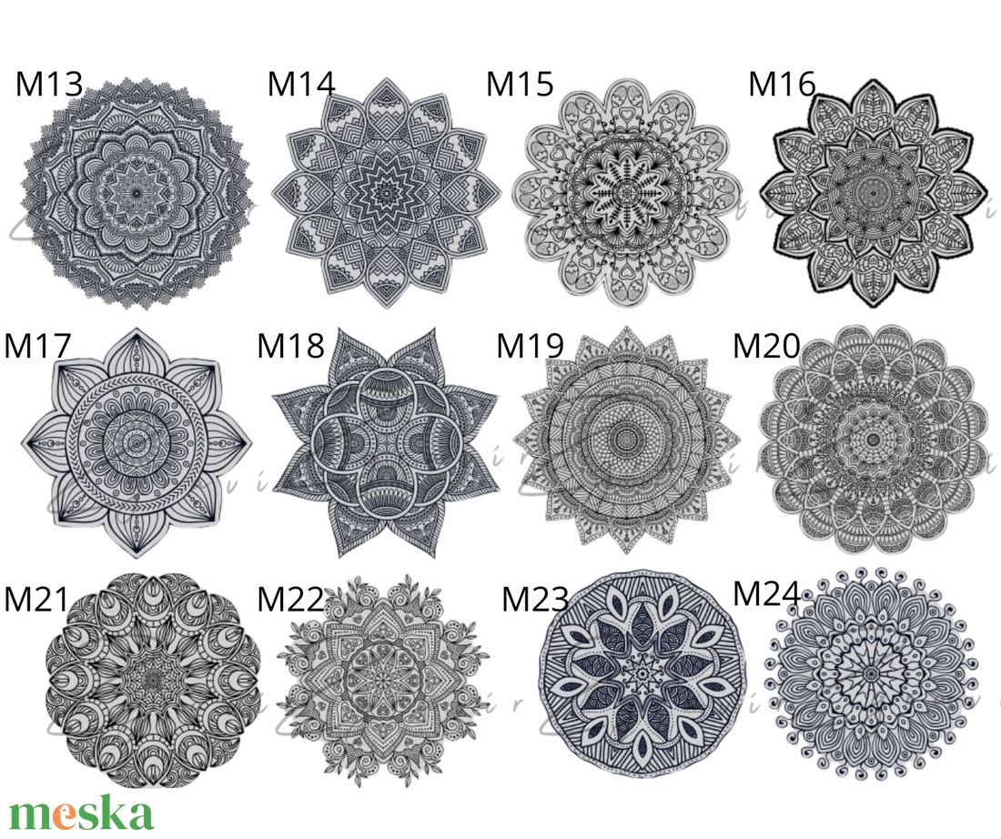 Öröknaptár Mandala - otthon & életmód - dekoráció - fali és függő dekoráció - falinaptár & öröknaptár - Meska.hu