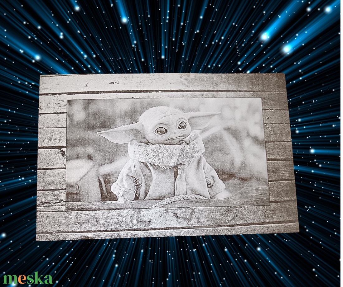 Star Wars Fali Dekoráció Yodababa - otthon & életmód - dekoráció - kép & falikép - táblakép - Meska.hu