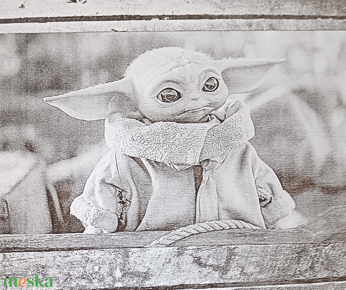 Star Wars Fali Dekoráció Yodababa - otthon & életmód - dekoráció - kép & falikép - táblakép - Meska.hu