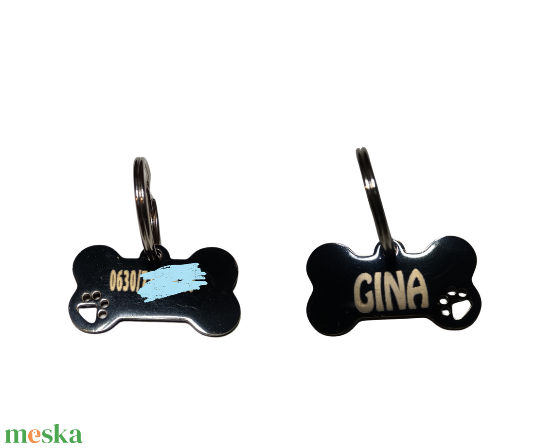 Fém kutyabiléta - otthon & életmód - kisállatoknak - kutyáknak - kutya biléta - Meska.hu