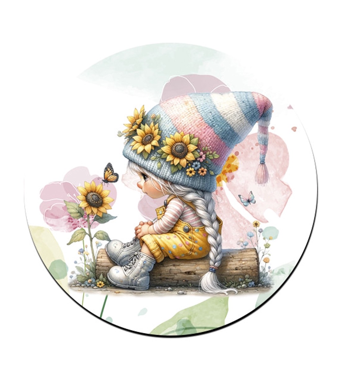 6 db aranyos napraforgós manó alátét szett (#76) -  - Meska.hu