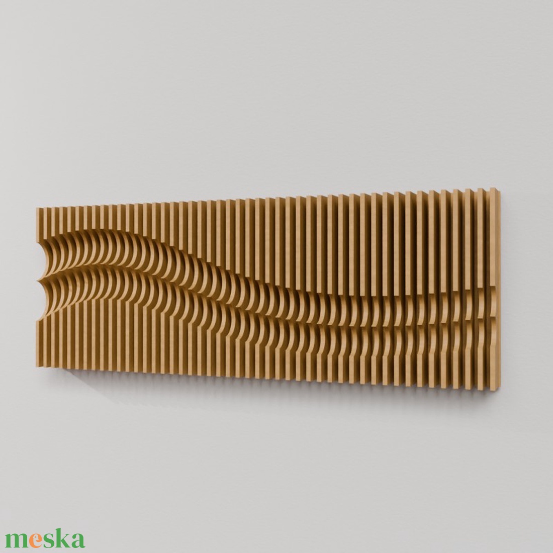 Antracit 3D Design Fal 138x50cm - otthon & életmód - dekoráció - fali és függő dekoráció - falra akasztható dekor - Meska.hu