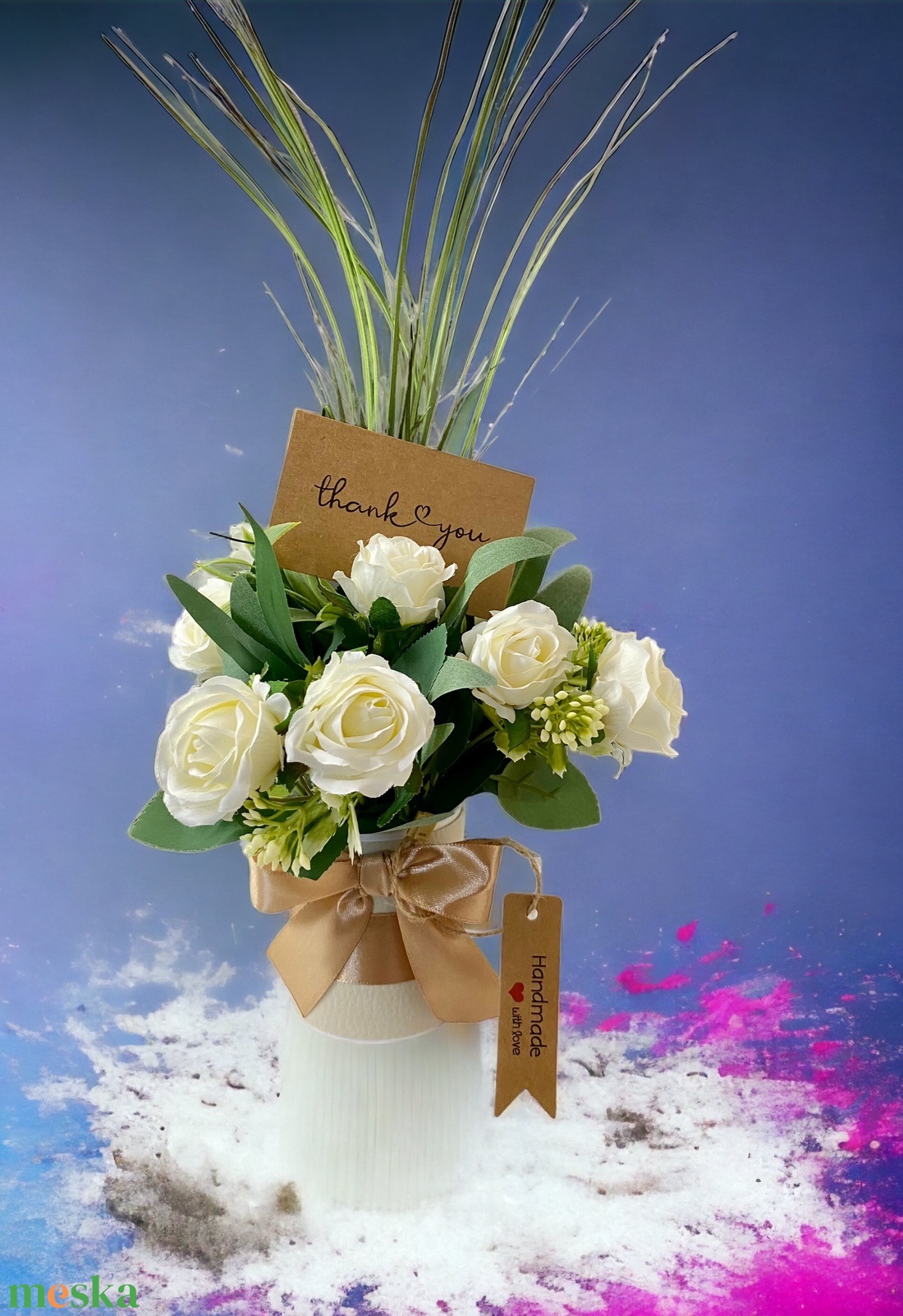 Nicole Virágcsokor dobozban - otthon & életmód - dekoráció - Meska.hu