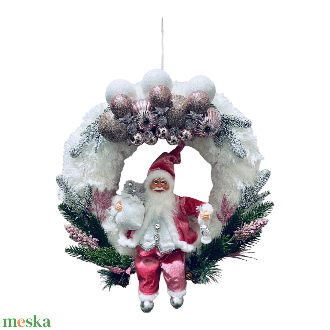 Nini Adventi Ajtódísz  - karácsony - adventi díszek - adventi ajtódísz - Meska.hu