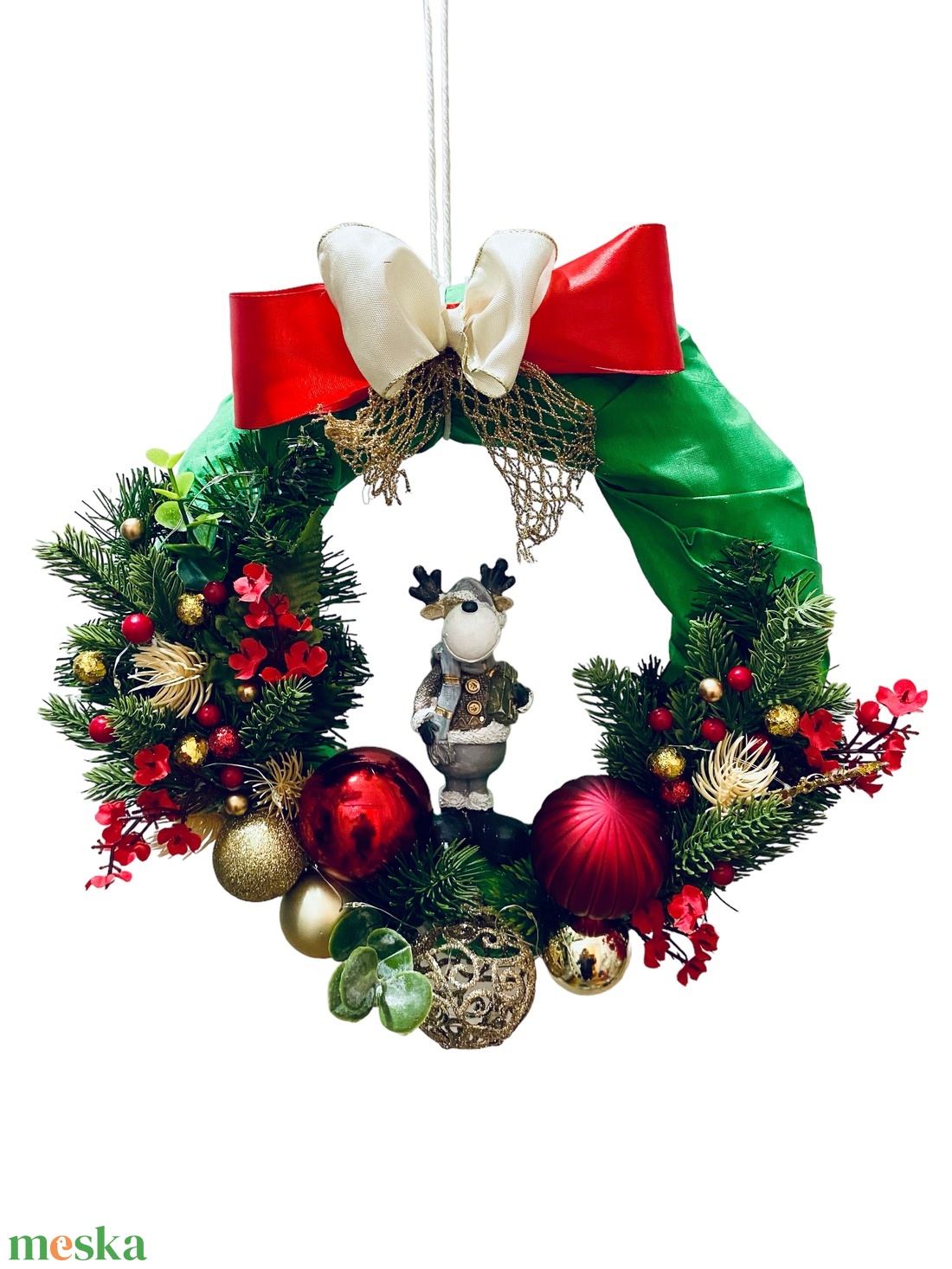 Mara Karácsonyi Ajtódísz  - karácsony - karácsonyi lakásdekoráció - karácsonyi ajtódíszek - Meska.hu