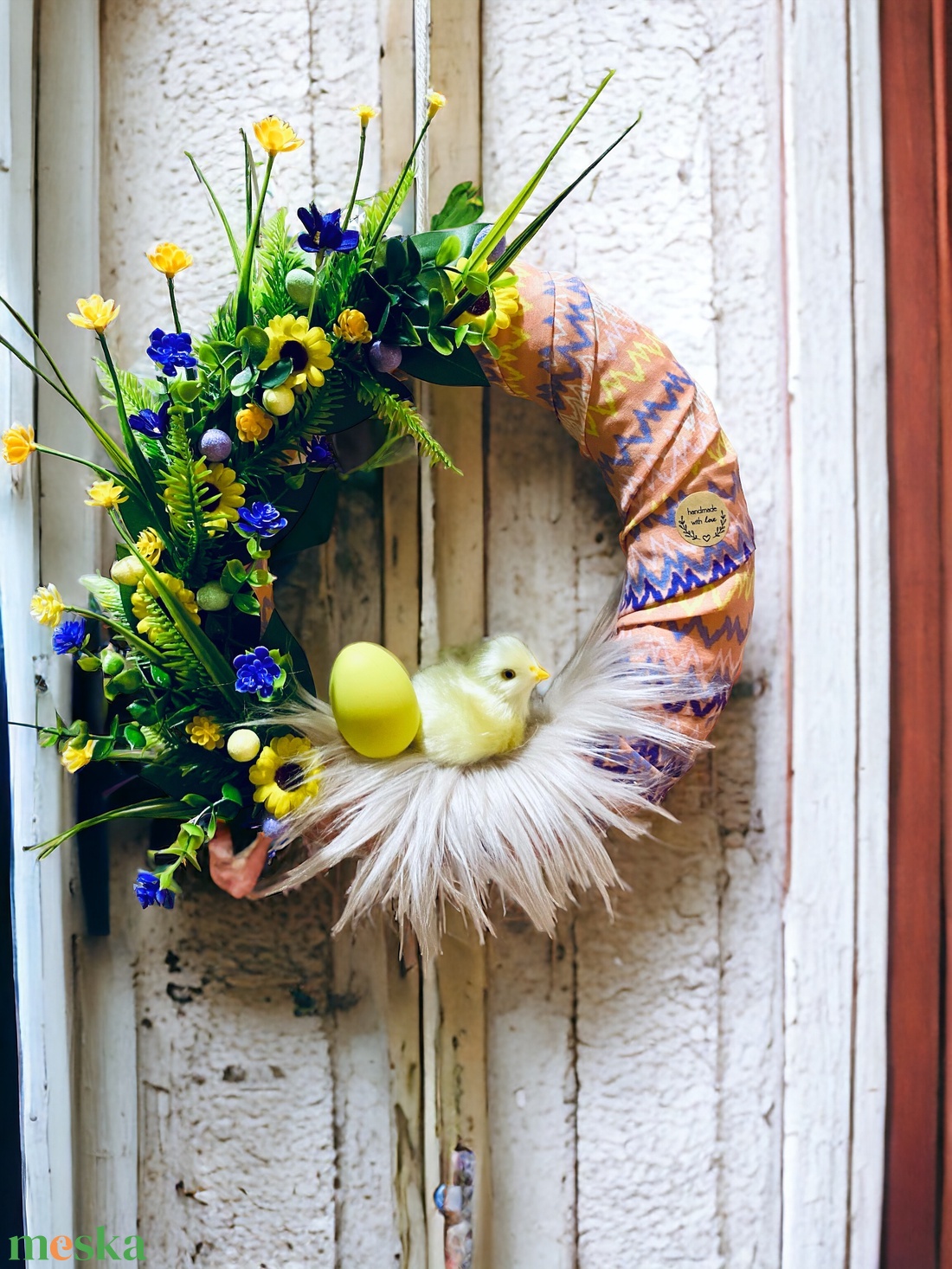 Csőrike Húsvéti Ajtódísz / Kopogtató  - otthon & életmód - dekoráció - ajtó- és ablak dekoráció - ajtódísz & kopogtató - Meska.hu