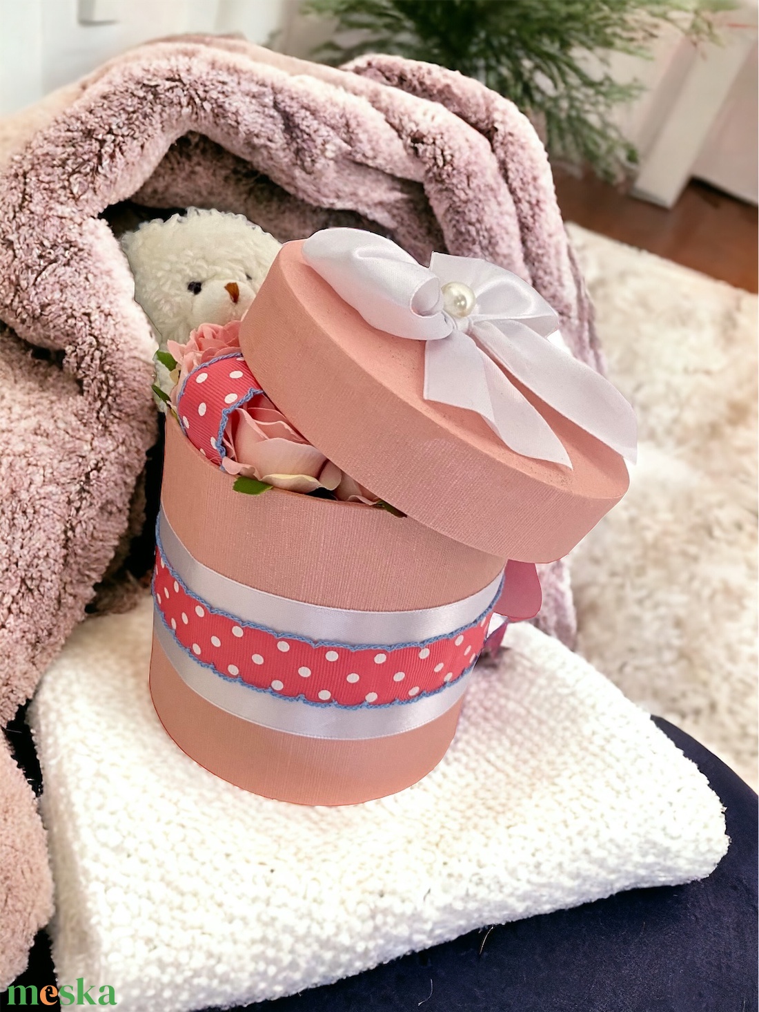 Molly Díszdoboz - otthon & életmód - dekoráció - asztal és polc dekoráció - asztaldísz - Meska.hu