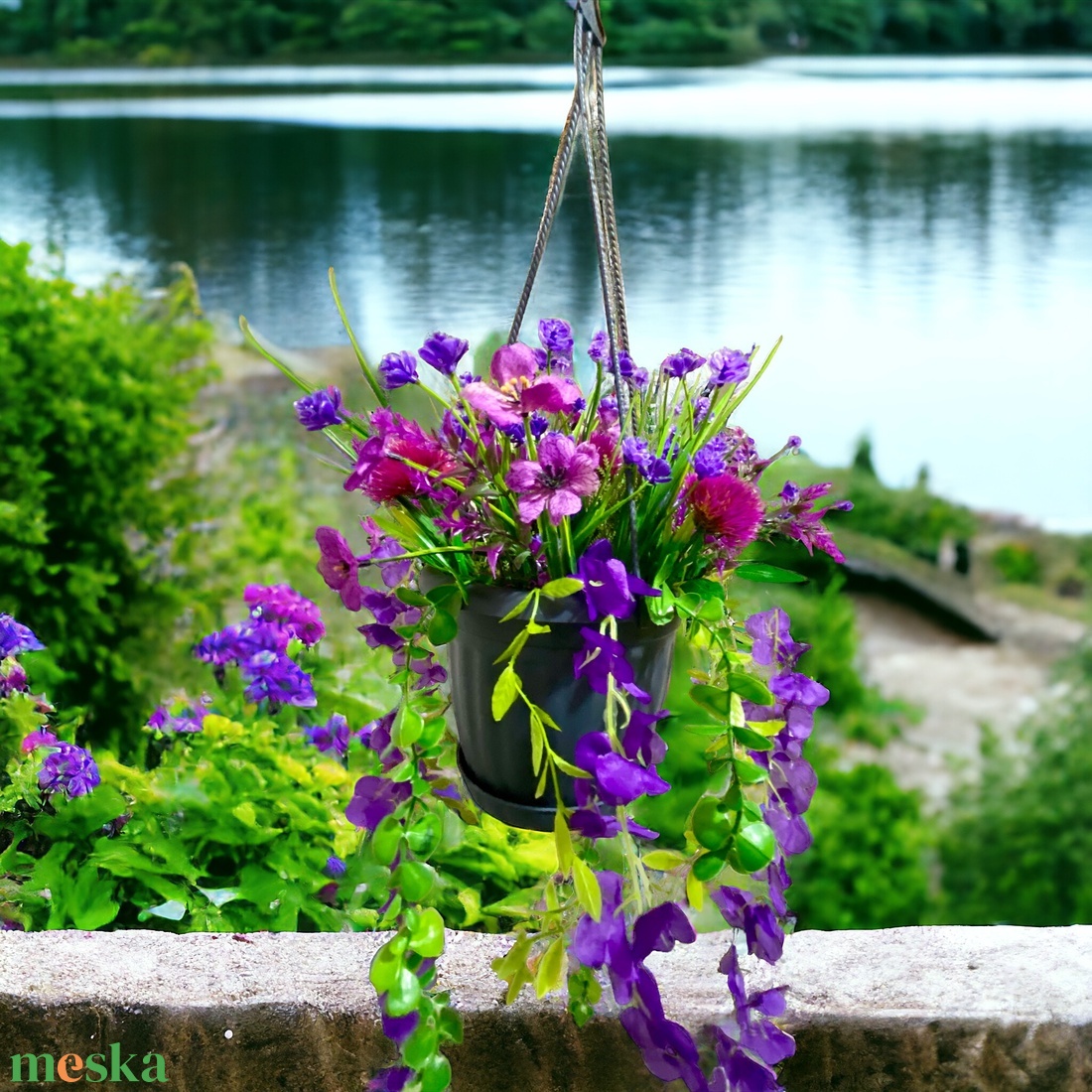 Bree álom-virágkaspó - otthon & életmód - dekoráció - fali és függő dekoráció - függődísz - Meska.hu
