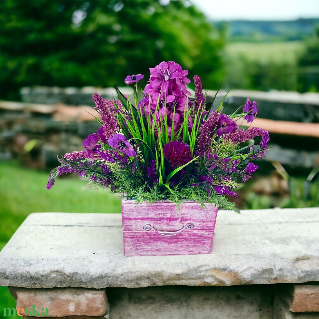 Mary Napfényes Virág-kaspó - otthon & életmód - dekoráció - Meska.hu