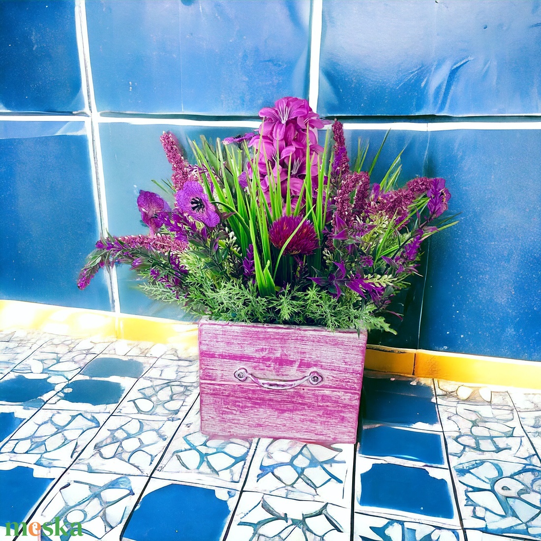 Mary Napfényes Virág-kaspó - otthon & életmód - dekoráció - Meska.hu