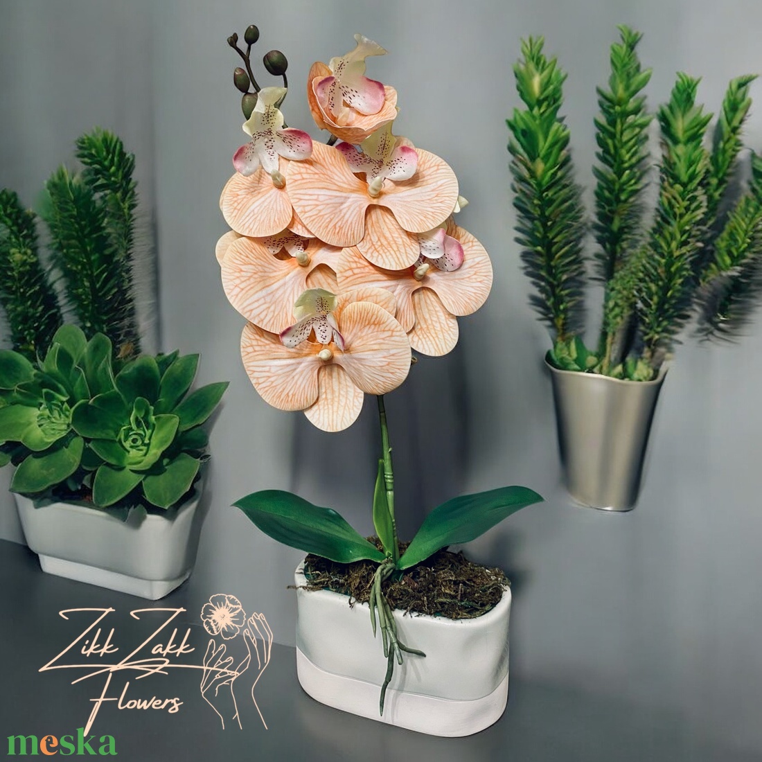 Orchidea Elegancia - Kifinomult Szépség - otthon & életmód - dekoráció - virágdísz és tartó - cserép & kaspó - Meska.hu Orchidea Elegancia - Kifinomult Szépség - otthon & életmód - dekoráció - virágdísz és tartó - cserép & kaspó - Meska.hu