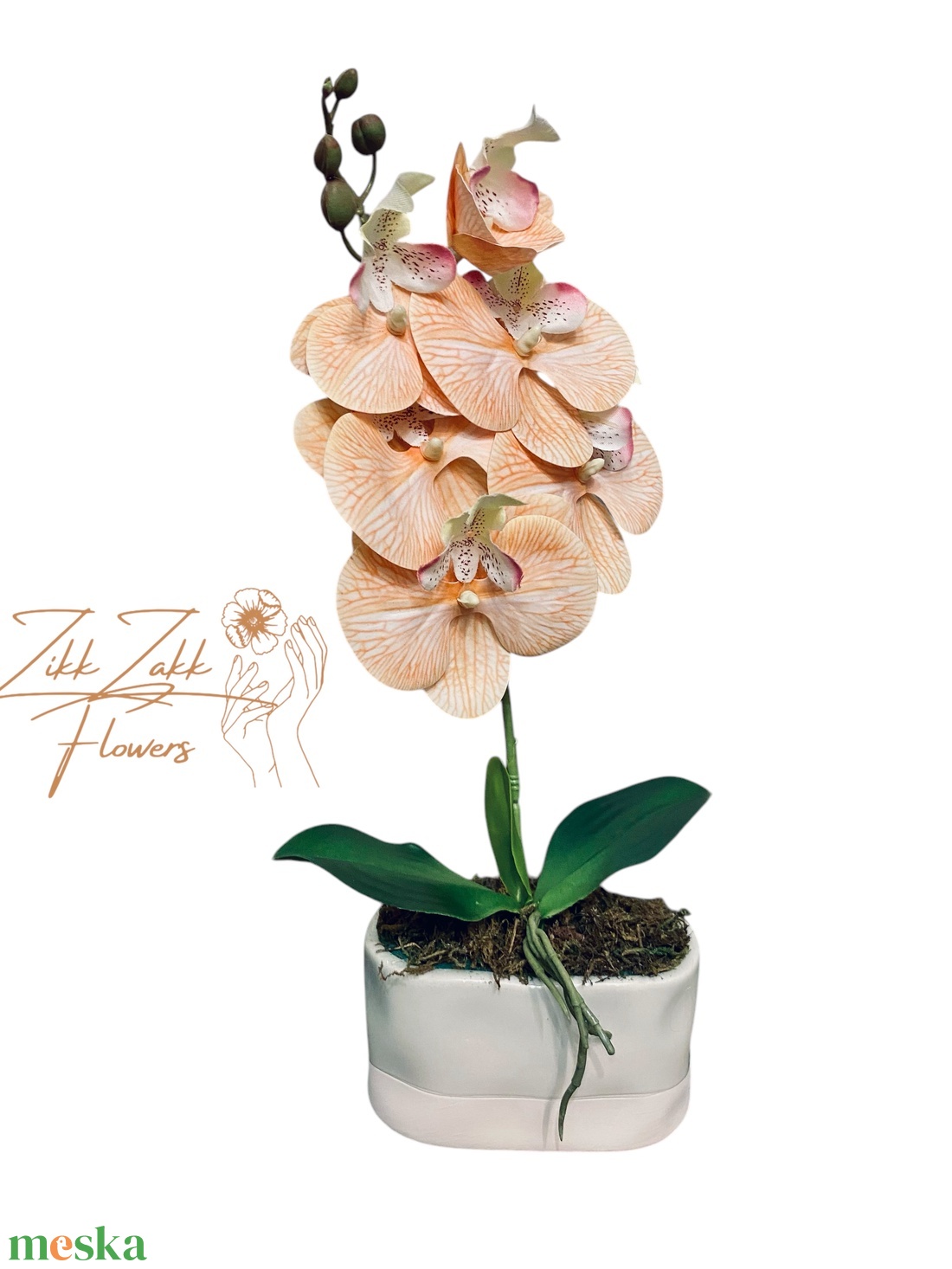 Orchidea Elegancia - Kifinomult Szépség - otthon & életmód - dekoráció - virágdísz és tartó - cserép & kaspó - Meska.hu Orchidea Elegancia - Kifinomult Szépség - otthon & életmód - dekoráció - virágdísz és tartó - cserép & kaspó - Meska.hu