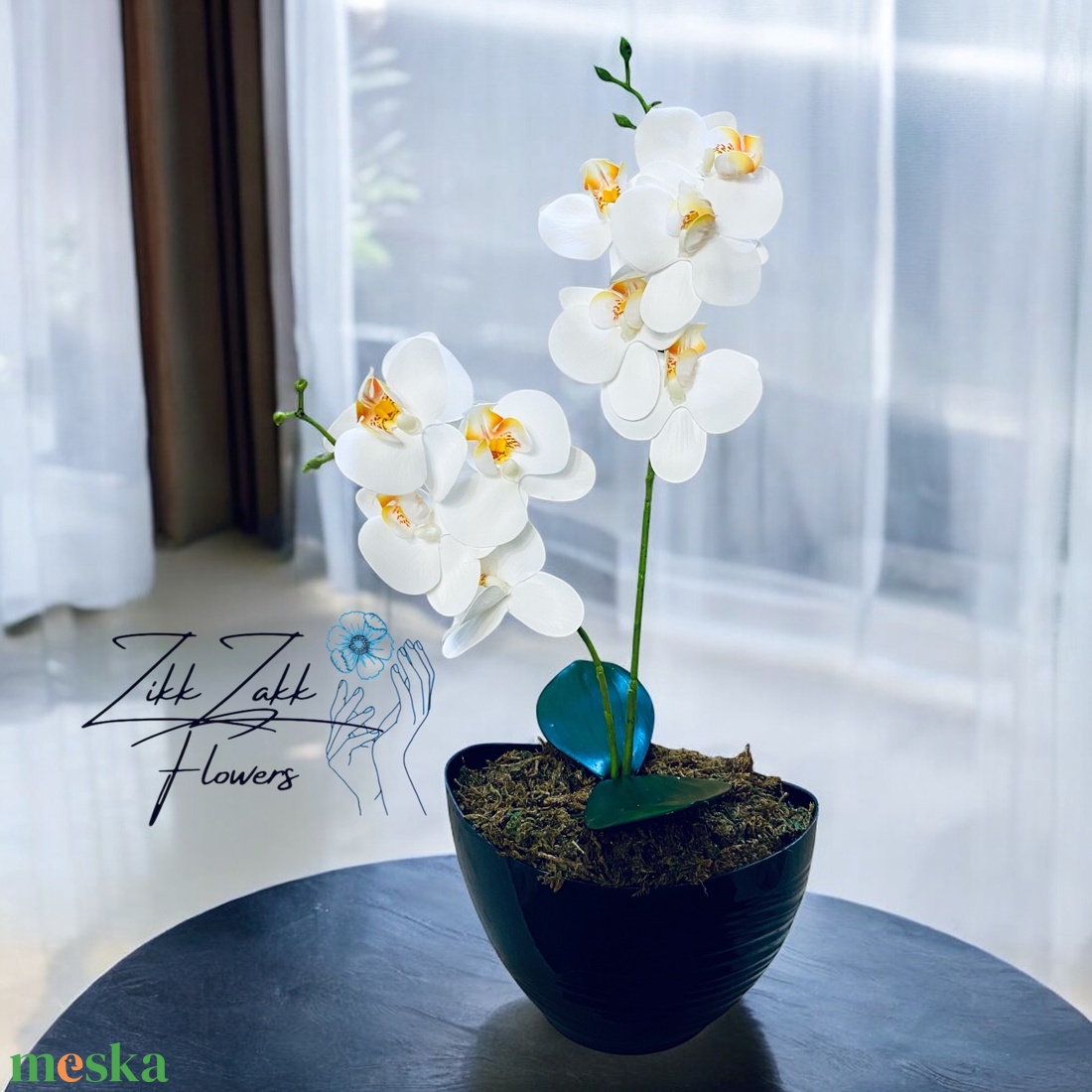 Fehér Orchidea - Tiszta Elegancia - otthon & életmód - dekoráció - virágdísz és tartó - csokor & virágdísz - Meska.hu Fehér Orchidea - Tiszta Elegancia - otthon & életmód - dekoráció - virágdísz és tartó - csokor & virágdísz - Meska.hu