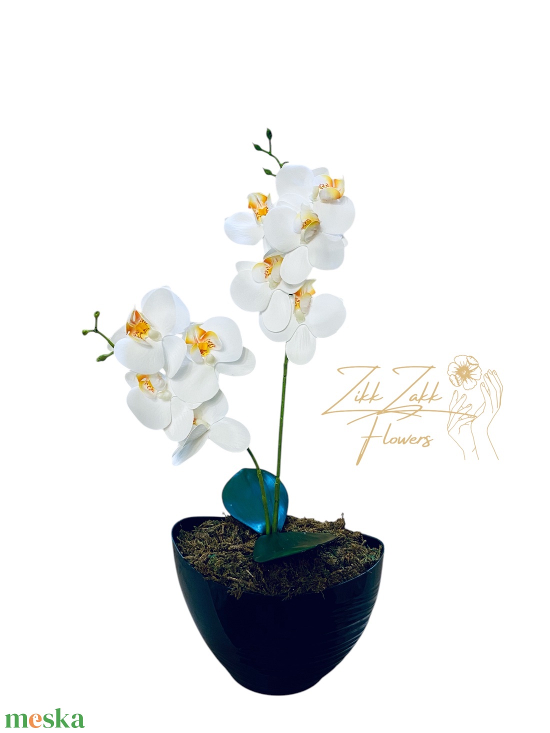 Fehér Orchidea - Tiszta Elegancia - otthon & életmód - dekoráció - virágdísz és tartó - csokor & virágdísz - Meska.hu Fehér Orchidea - Tiszta Elegancia - otthon & életmód - dekoráció - virágdísz és tartó - csokor & virágdísz - Meska.hu