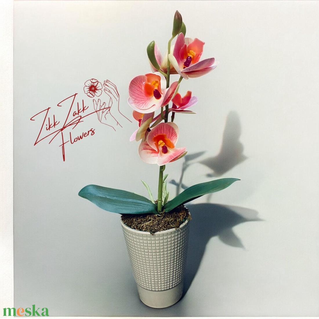 Púder Rózsaszín Orchidea - Kifinomult Elegancia - otthon & életmód - dekoráció - virágdísz és tartó - cserép & kaspó - Meska.hu Púder Rózsaszín Orchidea - Kifinomult Elegancia - otthon & életmód - dekoráció - virágdísz és tartó - cserép & kaspó - Meska.hu