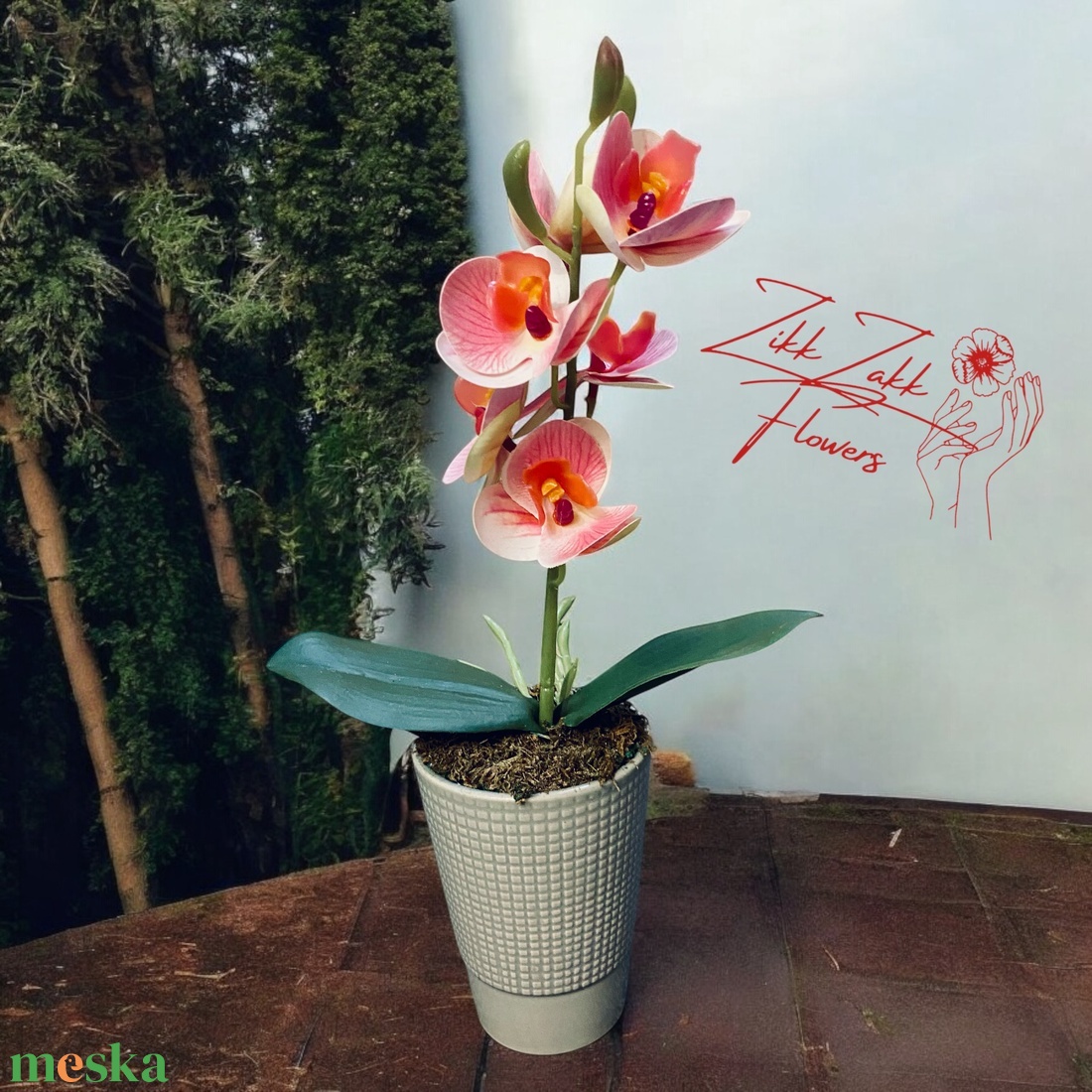 Púder Rózsaszín Orchidea - Kifinomult Elegancia - otthon & életmód - dekoráció - virágdísz és tartó - cserép & kaspó - Meska.hu Púder Rózsaszín Orchidea - Kifinomult Elegancia - otthon & életmód - dekoráció - virágdísz és tartó - cserép & kaspó - Meska.hu