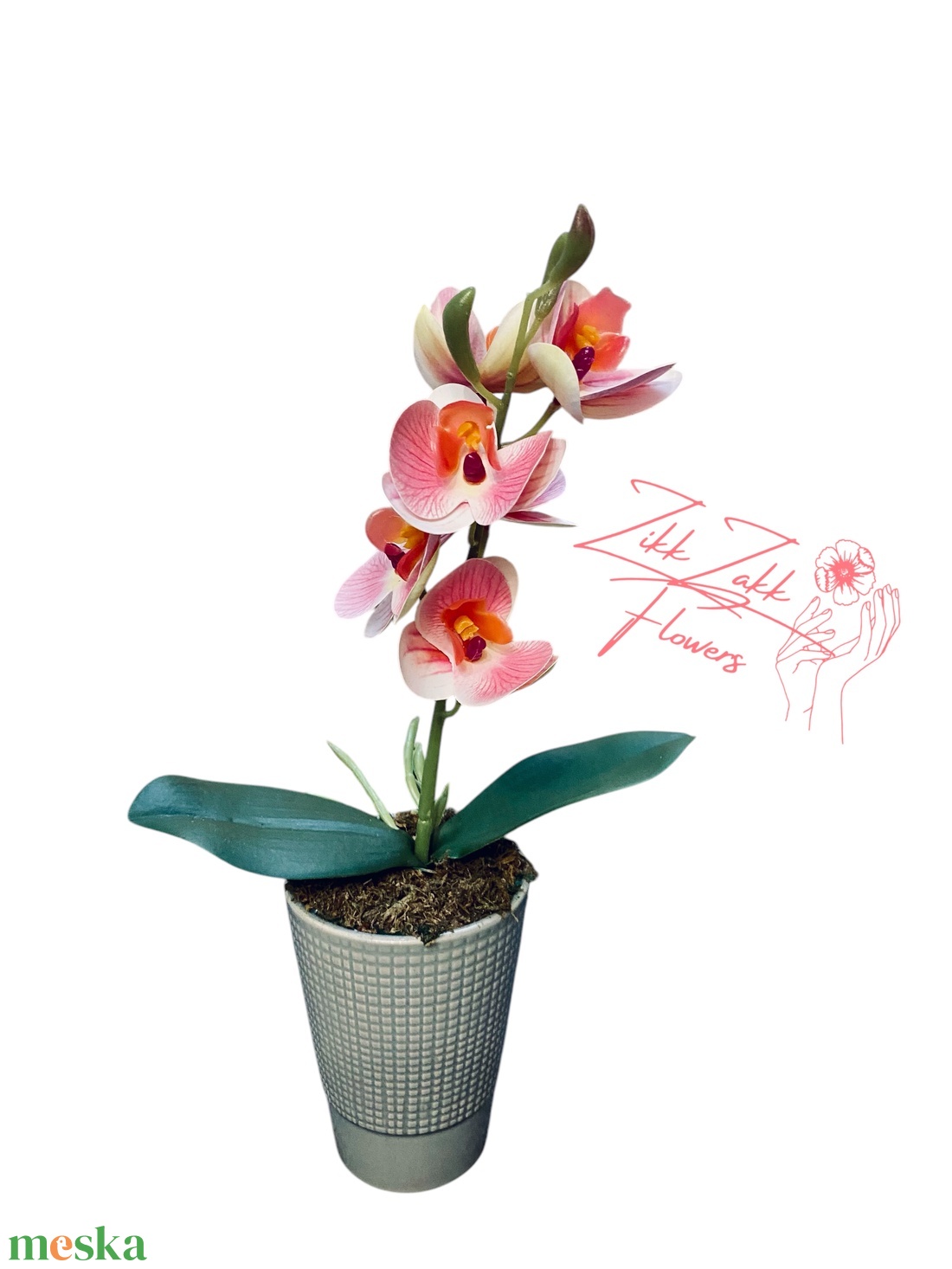 Púder Rózsaszín Orchidea - Kifinomult Elegancia - otthon & életmód - dekoráció - virágdísz és tartó - cserép & kaspó - Meska.hu Púder Rózsaszín Orchidea - Kifinomult Elegancia - otthon & életmód - dekoráció - virágdísz és tartó - cserép & kaspó - Meska.hu
