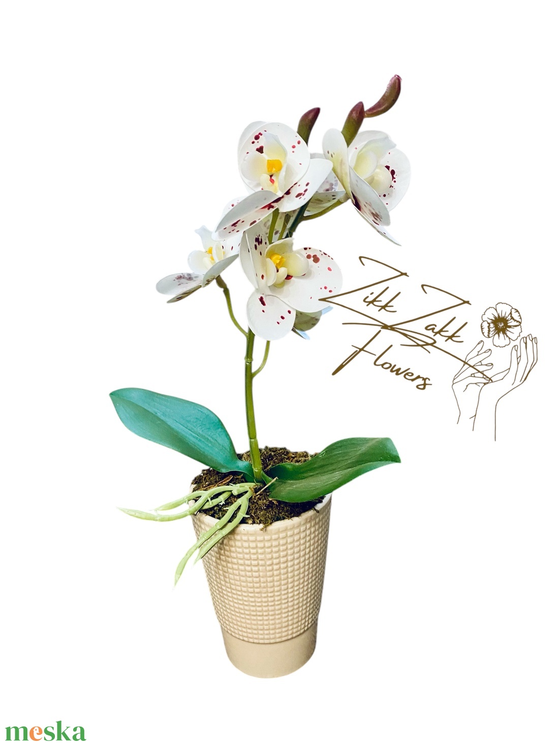 Fehér Orchidea - Elegáns Kifinomultság - otthon & életmód - dekoráció - virágdísz és tartó - csokor & virágdísz - Meska.hu Fehér Orchidea - Elegáns Kifinomultság - otthon & életmód - dekoráció - virágdísz és tartó - csokor & virágdísz - Meska.hu