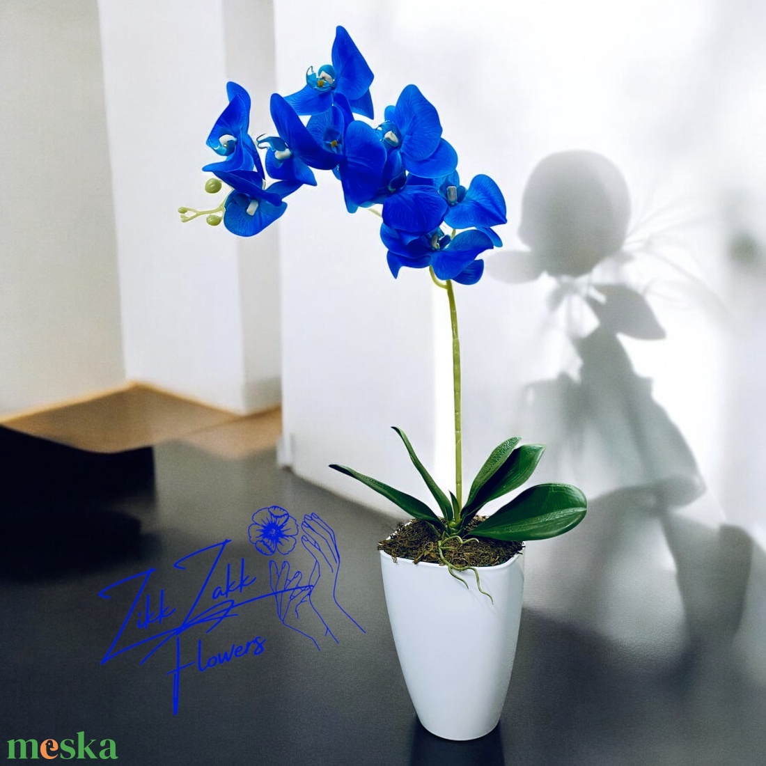 Kék Orchidea - otthon & életmód - dekoráció - virágdísz és tartó - csokor & virágdísz - Meska.hu Kék Orchidea - otthon & életmód - dekoráció - virágdísz és tartó - csokor & virágdísz - Meska.hu