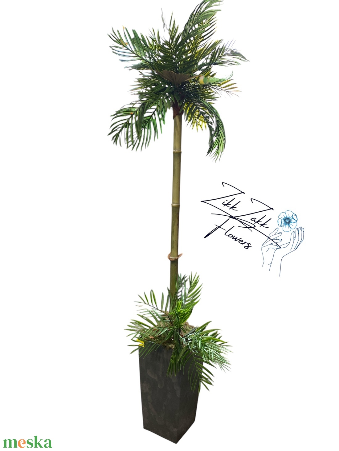 Zikk Zakk Prémium Örök Pálma 170 cm - otthon & életmód - dekoráció - virágdísz és tartó - csokor & virágdísz - Meska.hu Zikk Zakk Prémium Örök Pálma 170 cm - otthon & életmód - dekoráció - virágdísz és tartó - csokor & virágdísz - Meska.hu