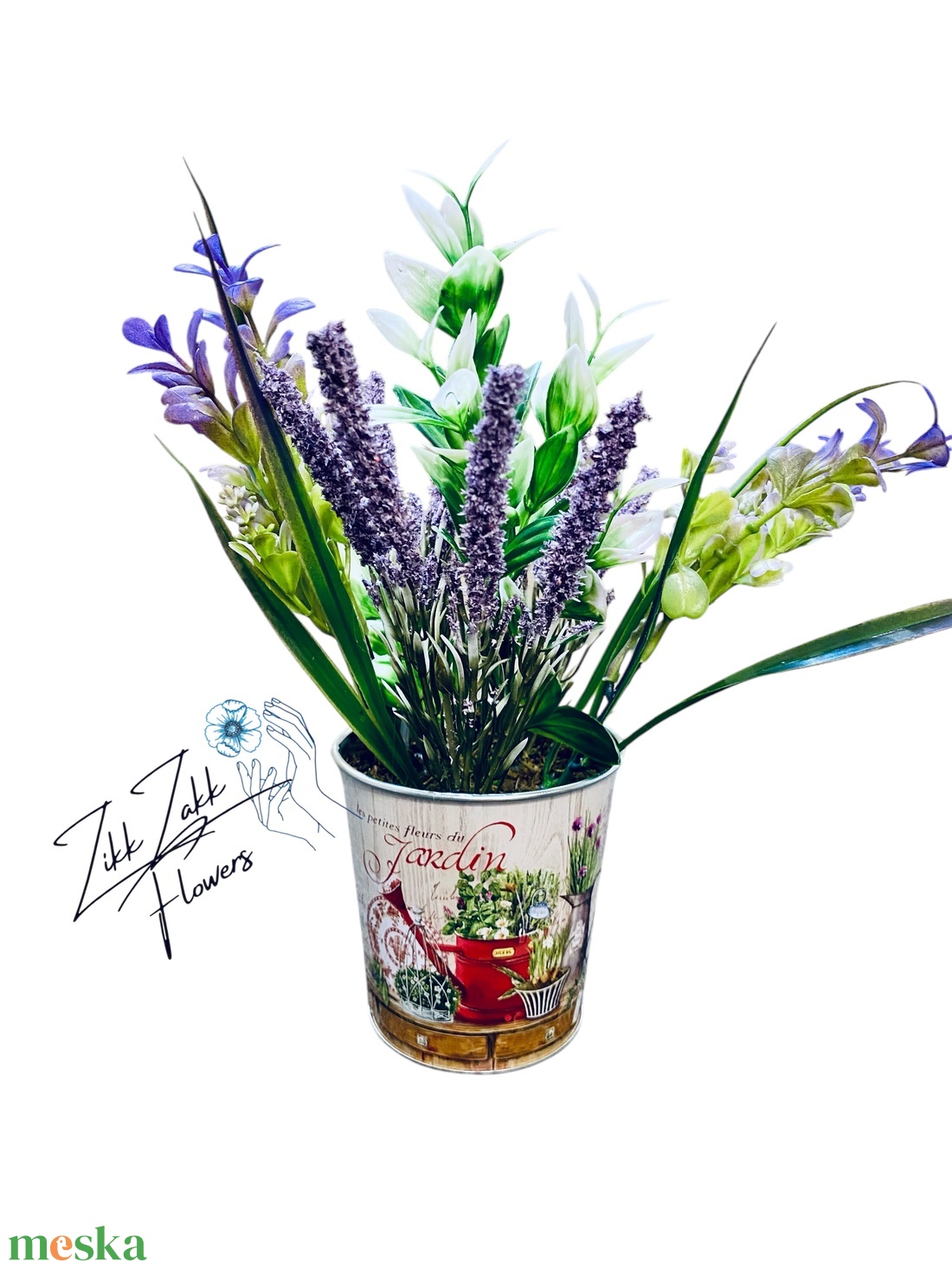 Provence-i Virágedény - otthon & életmód - dekoráció - virágdísz és tartó - csokor & virágdísz - Meska.hu Provence-i Virágedény - otthon & életmód - dekoráció - virágdísz és tartó - csokor & virágdísz - Meska.hu