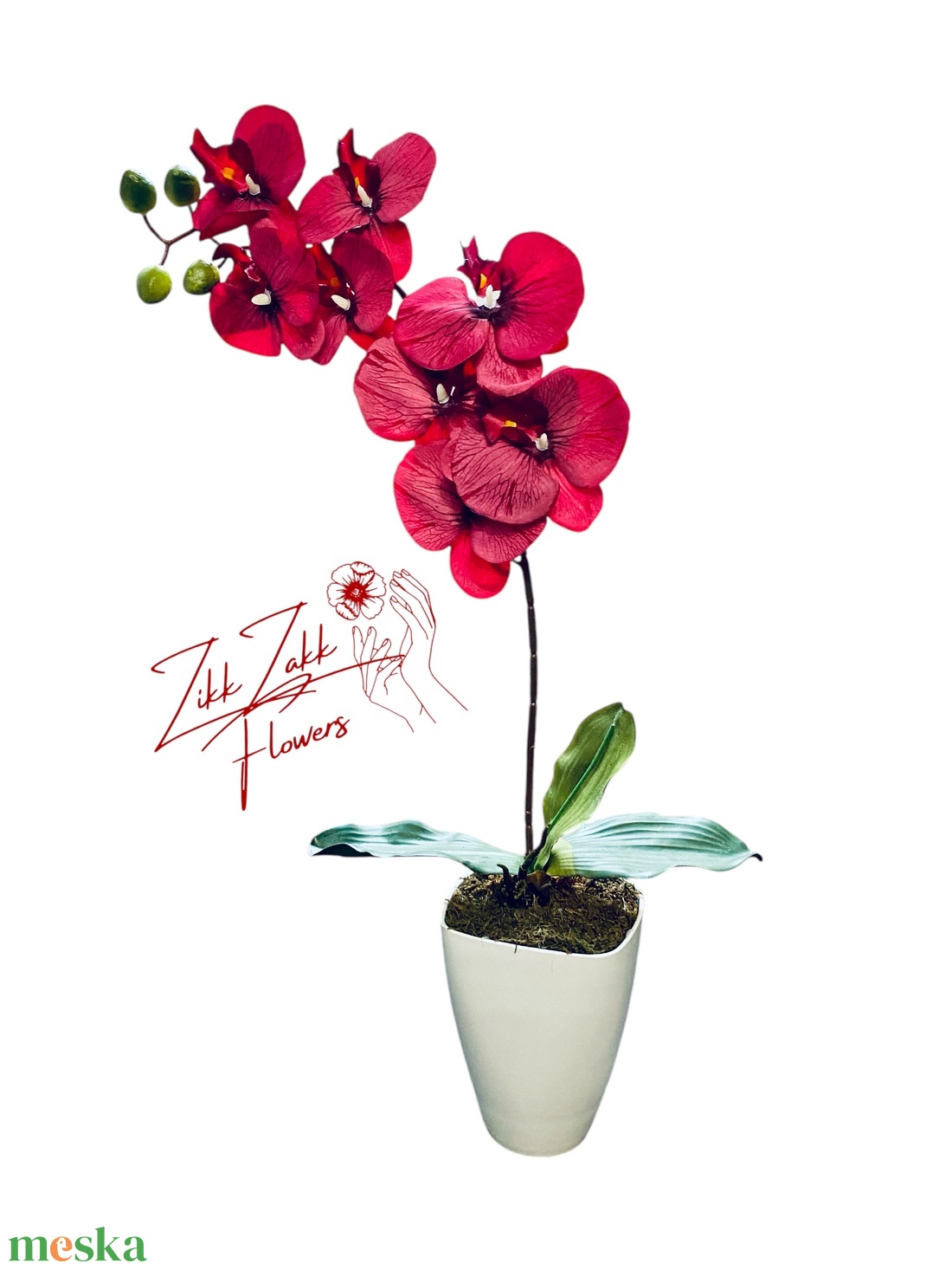 Bordó Orchidea Dísz - otthon & életmód - dekoráció - asztal és polc dekoráció - asztaldísz - Meska.hu Bordó Orchidea Dísz - otthon & életmód - dekoráció - asztal és polc dekoráció - asztaldísz - Meska.hu