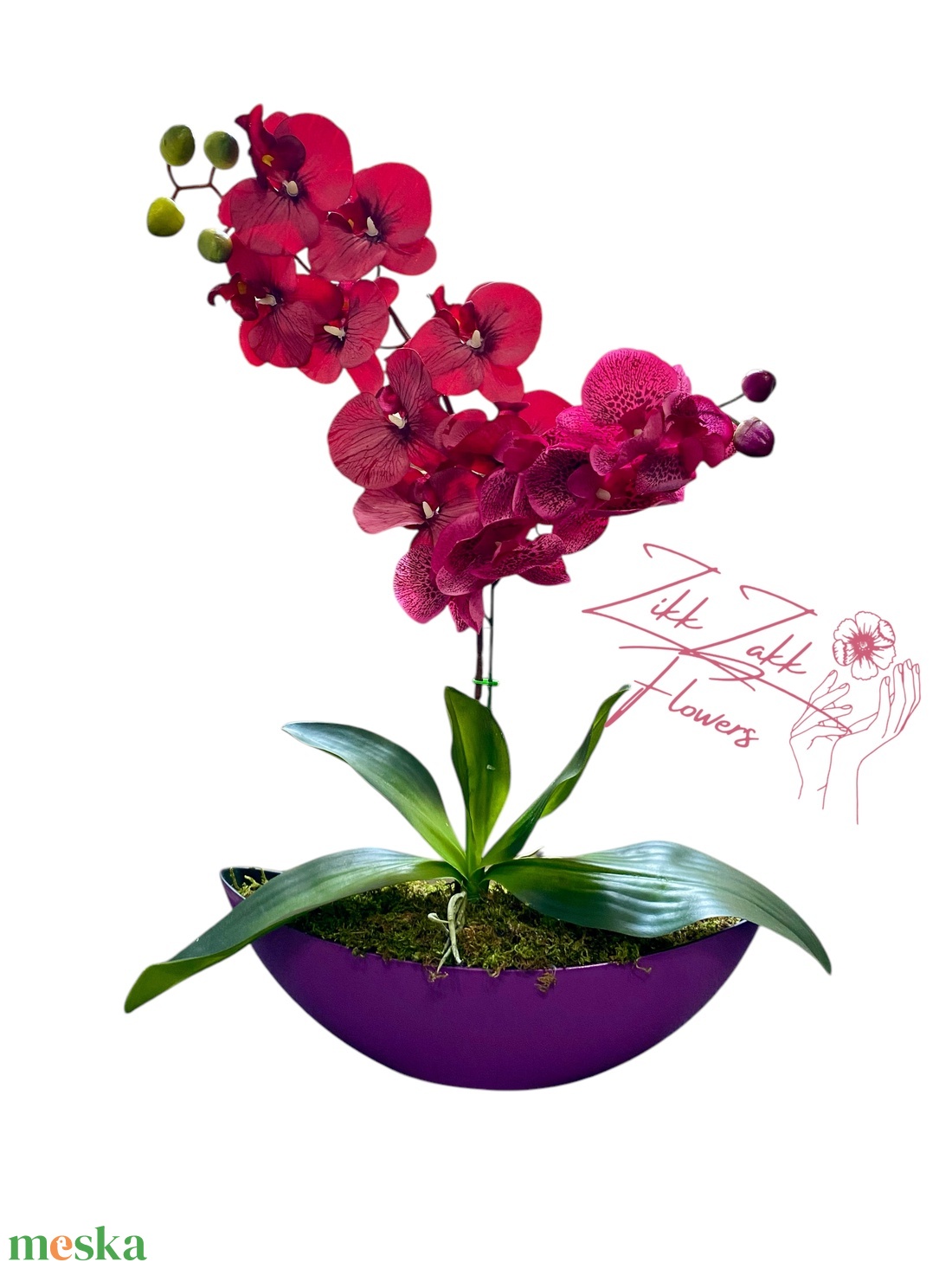 Viola Harmónia Orchidea - otthon & életmód - dekoráció - virágdísz és tartó - csokor & virágdísz - Meska.hu Viola Harmónia Orchidea - otthon & életmód - dekoráció - virágdísz és tartó - csokor & virágdísz - Meska.hu
