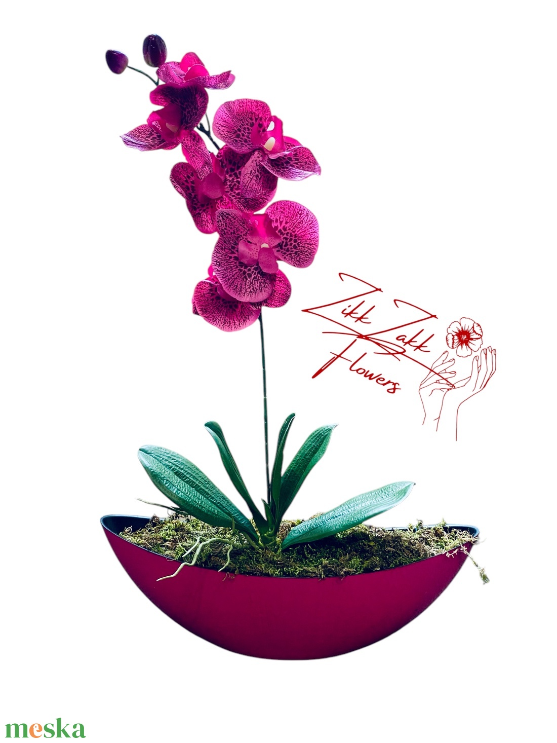 Bíbor Orchidea Dísz - otthon & életmód - dekoráció - virágdísz és tartó - csokor & virágdísz - Meska.hu Bíbor Orchidea Dísz - otthon & életmód - dekoráció - virágdísz és tartó - csokor & virágdísz - Meska.hu