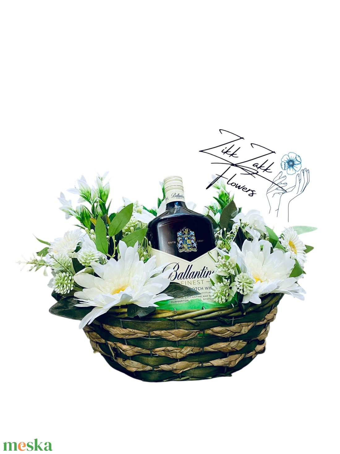 Virágos Ital Kosár( 1l Ballantines whisky) - otthon & életmód - dekoráció - virágdísz és tartó - csokor & virágdísz - Meska.hu Virágos Ital Kosár( 1l Ballantines whisky) - otthon & életmód - dekoráció - virágdísz és tartó - csokor & virágdísz - Meska.hu