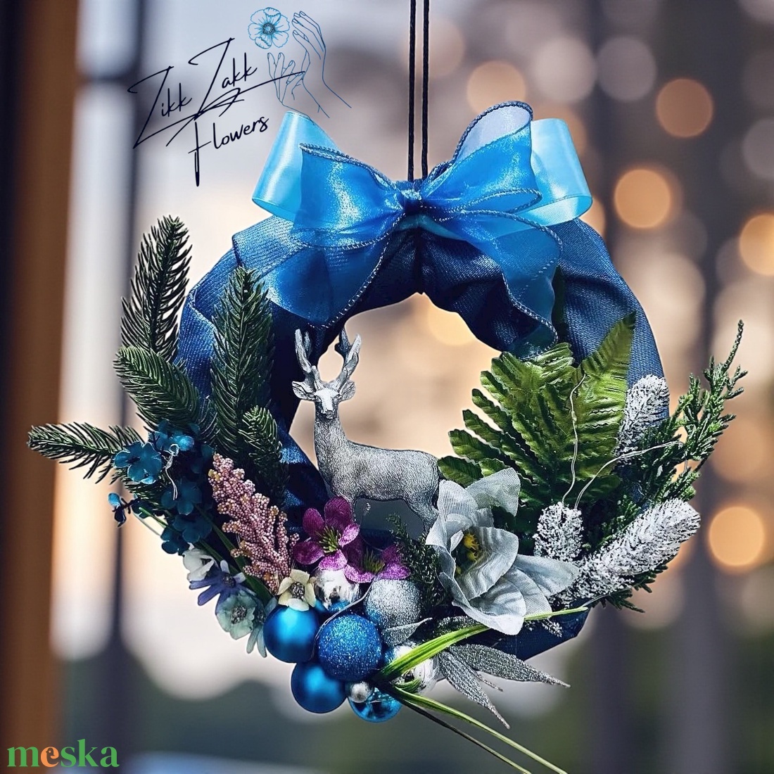 Elsa Adventi Ajtódísz  - karácsony - adventi díszek - adventi ajtódísz - Meska.hu