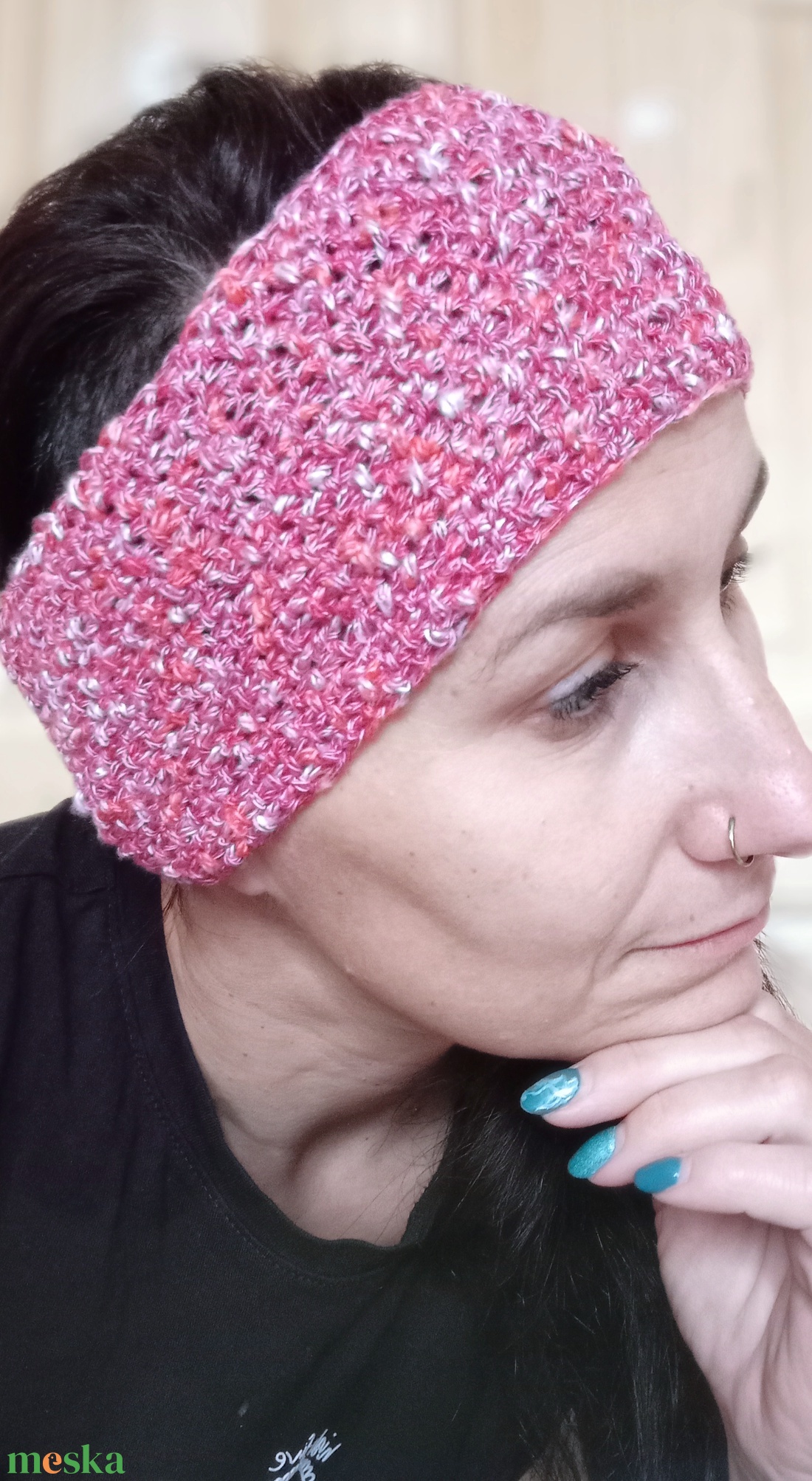 Alkony Kötött fejmelegítő - ruha & divat - sál, sapka, kendő - fejpánt - Meska.hu