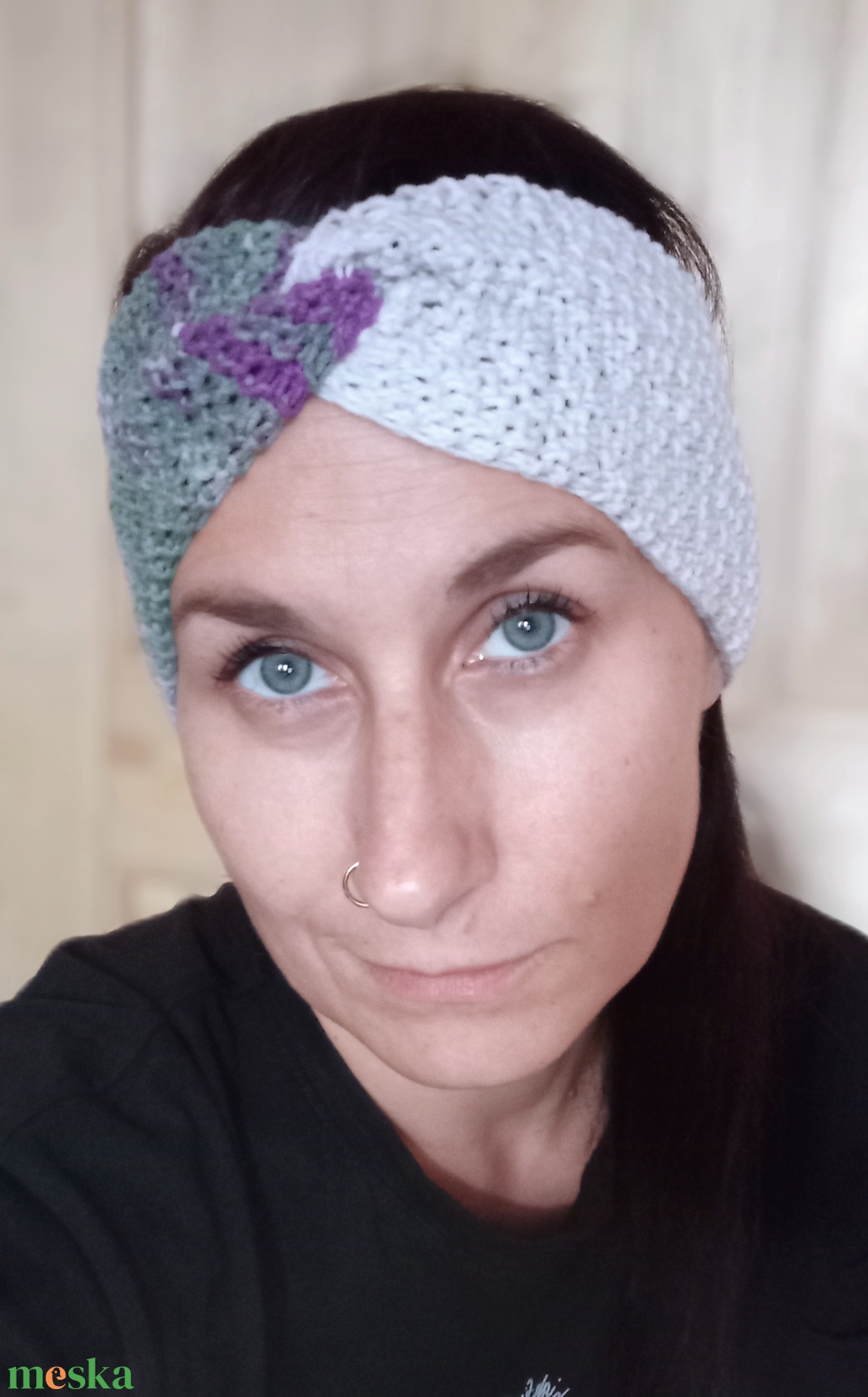 Zimka Kötött fejmelegítő - ruha & divat - sál, sapka, kendő - fejpánt - Meska.hu