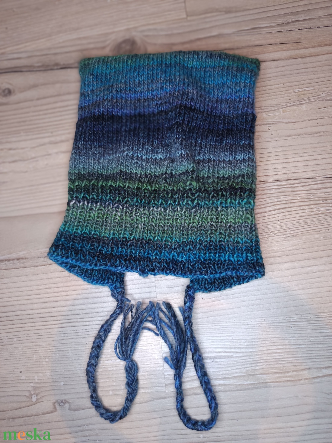 Tenger cicafüles sapka  - ruha & divat - sál, sapka, kendő - sapka - Meska.hu