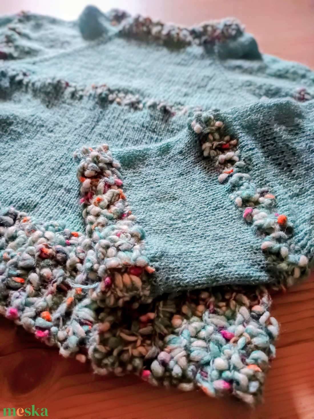 Tavasz kötött pulóver - ruha & divat - női ruha - pulóver - Meska.hu