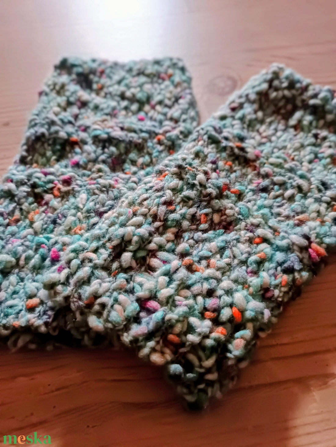 Tengerpart kötött lábszármelegítő - ruha & divat - cipő & papucs - lábszármelegítő - Meska.hu