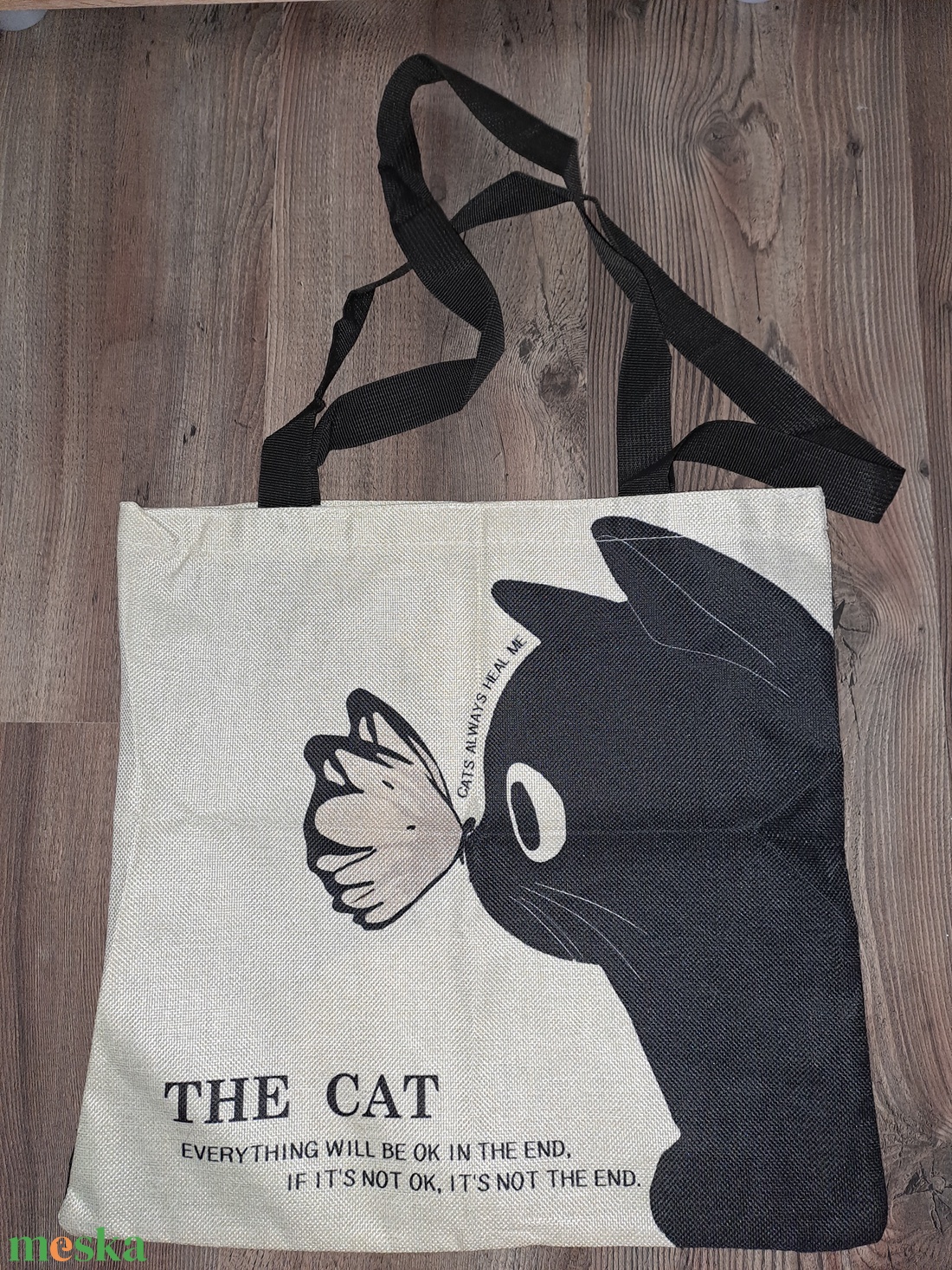 The Cat Vászontáska - táska & tok - bevásárlás & shopper táska - shopper, textiltáska, szatyor - Meska.hu The Cat Vászontáska - táska & tok - bevásárlás & shopper táska - shopper, textiltáska, szatyor - Meska.hu