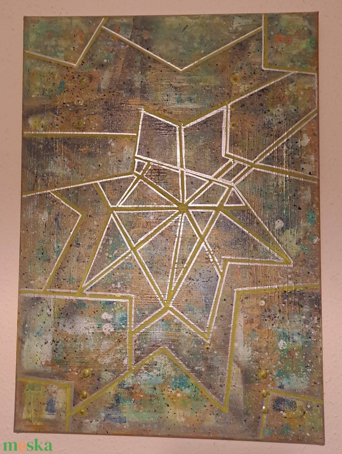 Dimonds - Modern Absztrakt Festmény - művészet - festmény - festmény vegyes technika - Meska.hu