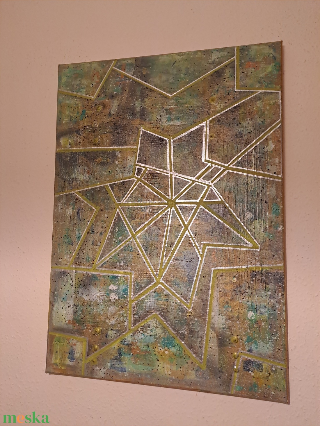 Dimonds - Modern Absztrakt Festmény - művészet - festmény - festmény vegyes technika - Meska.hu