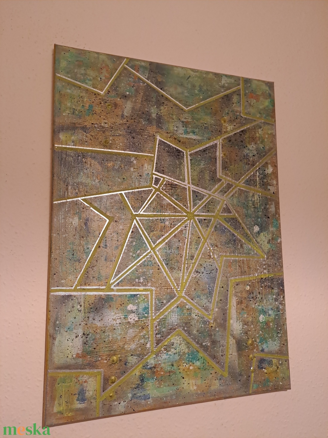 Dimonds - Modern Absztrakt Festmény - művészet - festmény - festmény vegyes technika - Meska.hu