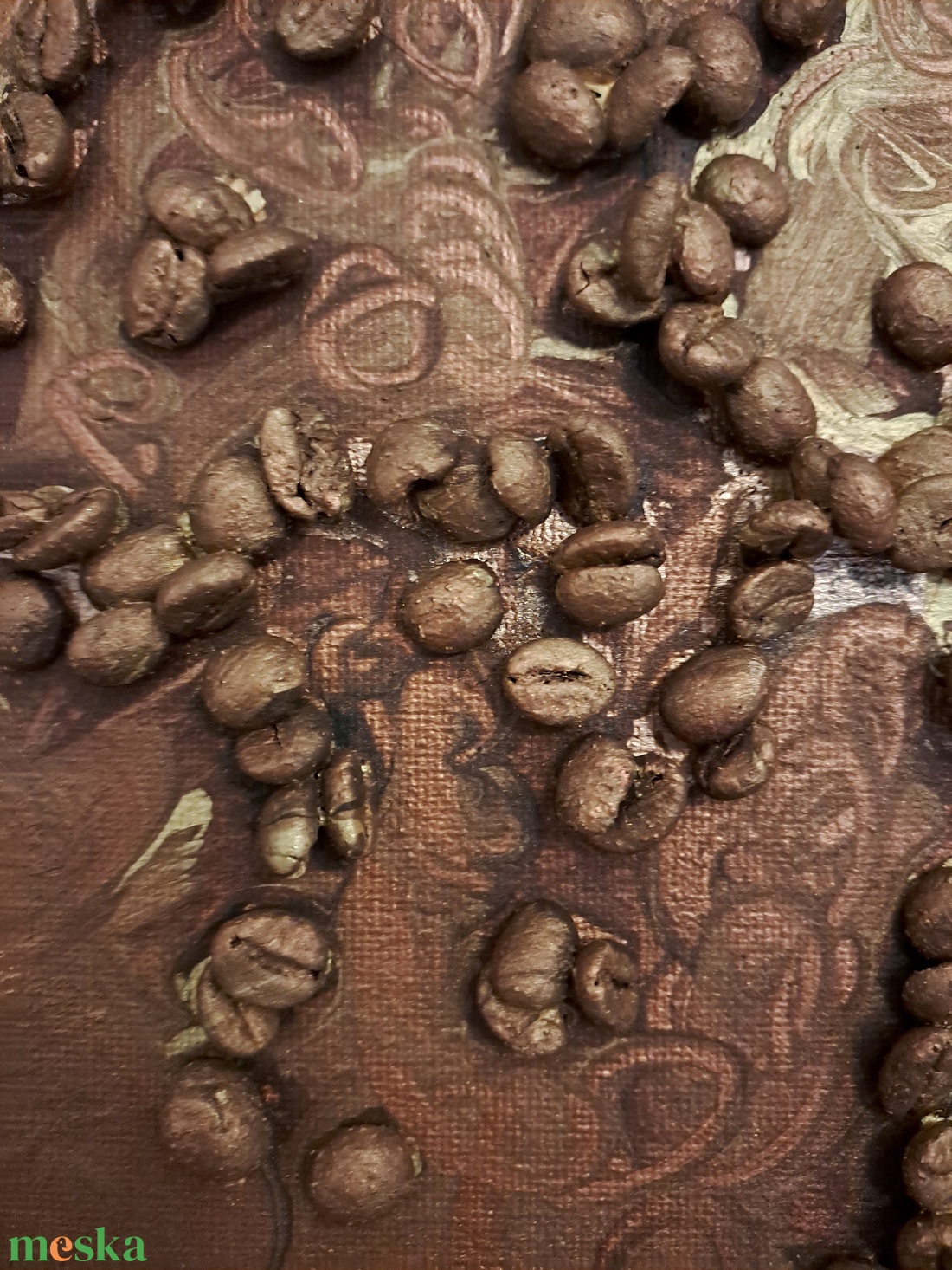 Coffee - Modern Absztrakt Festmény - művészet - festmény - festmény vegyes technika - Meska.hu Coffee - Modern Absztrakt Festmény - művészet - festmény - festmény vegyes technika - Meska.hu