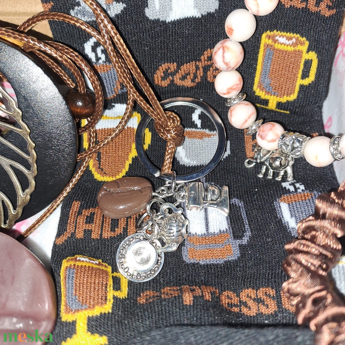 Kávés Ajándékcsomag - otthon & életmód - papír, írószer - ajándékozás kellékei - ajándékzsák, csomagolás - Meska.hu