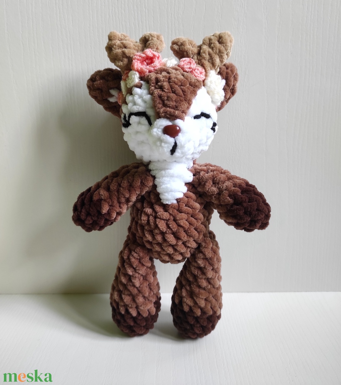 Horgolt rénszarvas virágokkal amigurumi - játék & sport - plüssállat & játékfigura - más figura - Meska.hu Horgolt rénszarvas virágokkal amigurumi - játék & sport - plüssállat & játékfigura - más figura - Meska.hu