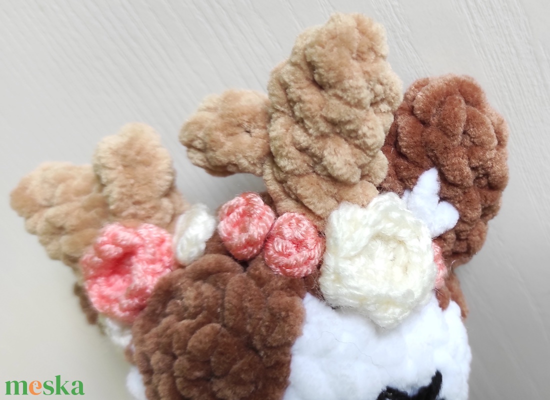 Horgolt rénszarvas virágokkal amigurumi - játék & sport - plüssállat & játékfigura - más figura - Meska.hu Horgolt rénszarvas virágokkal amigurumi - játék & sport - plüssállat & játékfigura - más figura - Meska.hu