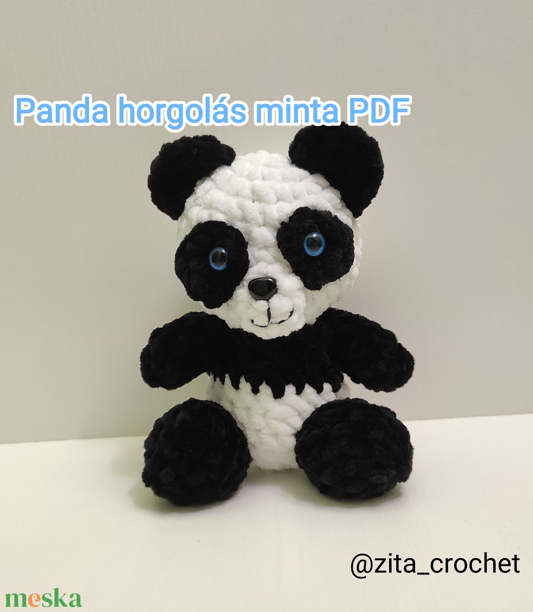 Panda horgolás minta PDF - diy (csináld magad) - szabásminta, útmutató - Meska.hu Panda horgolás minta PDF - diy (csináld magad) - szabásminta, útmutató - Meska.hu