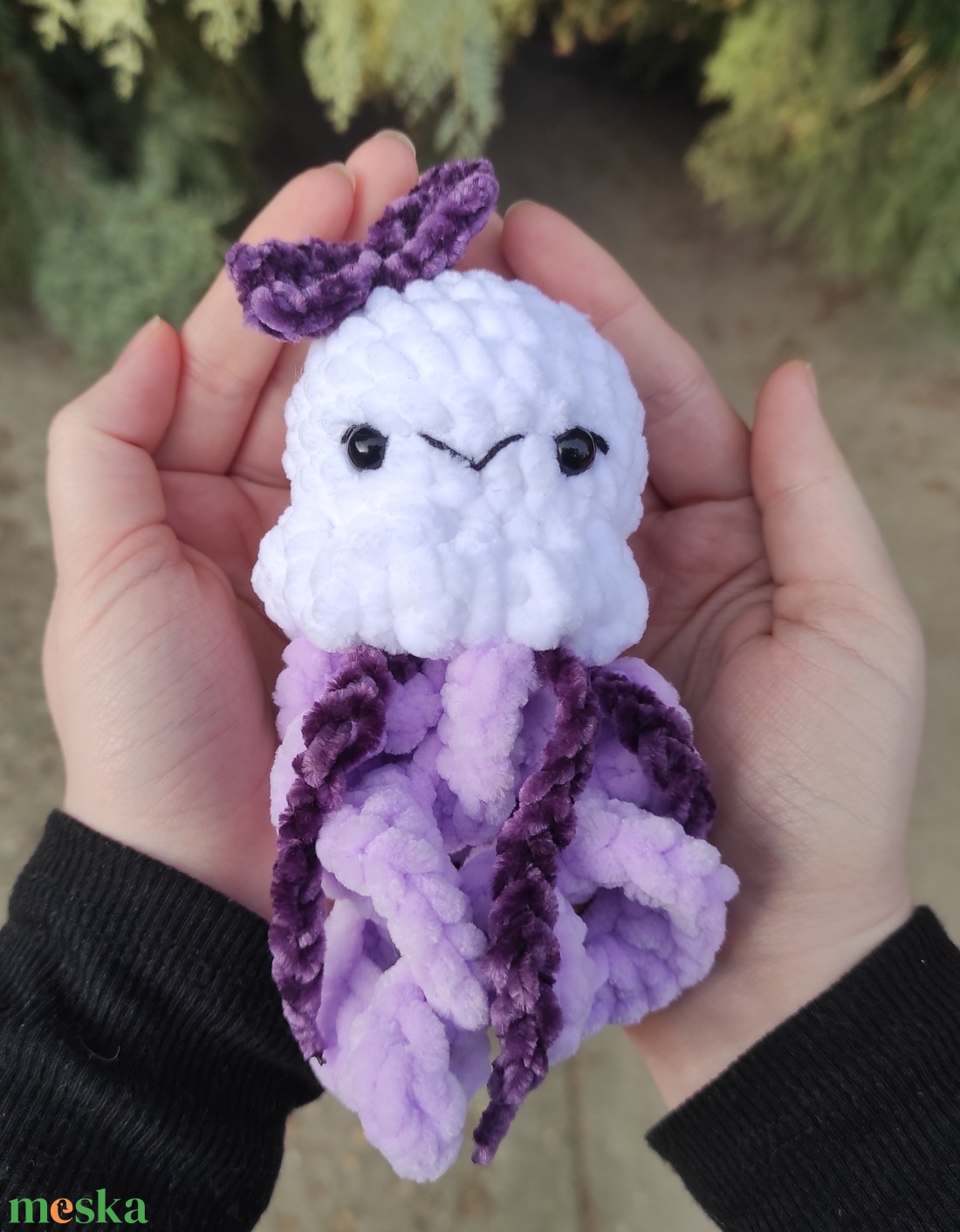 Horgolt medúza plüss - játék & sport - plüssállat & játékfigura - más figura - Meska.hu