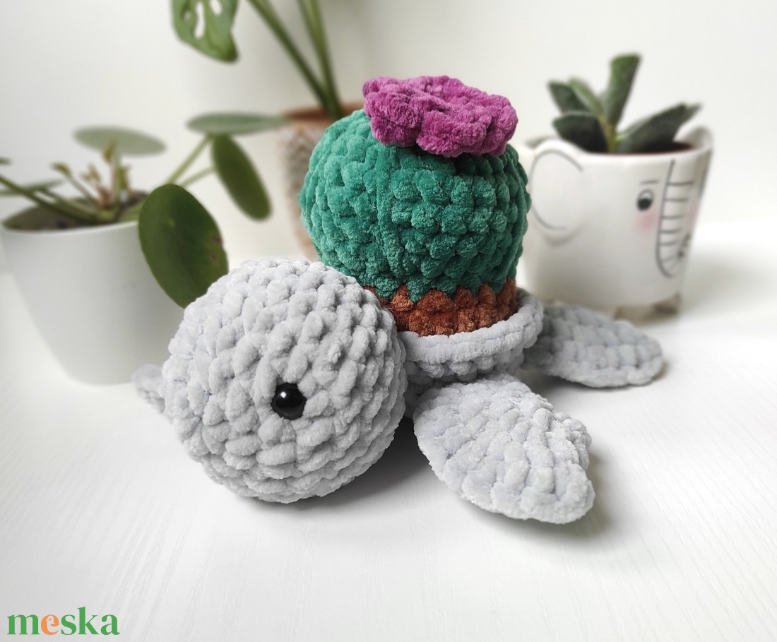 Kaktusz teknős amigurumi horgolt plüss - játék & sport - plüssállat & játékfigura - más figura - Meska.hu Kaktusz teknős amigurumi horgolt plüss - játék & sport - plüssállat & játékfigura - más figura - Meska.hu