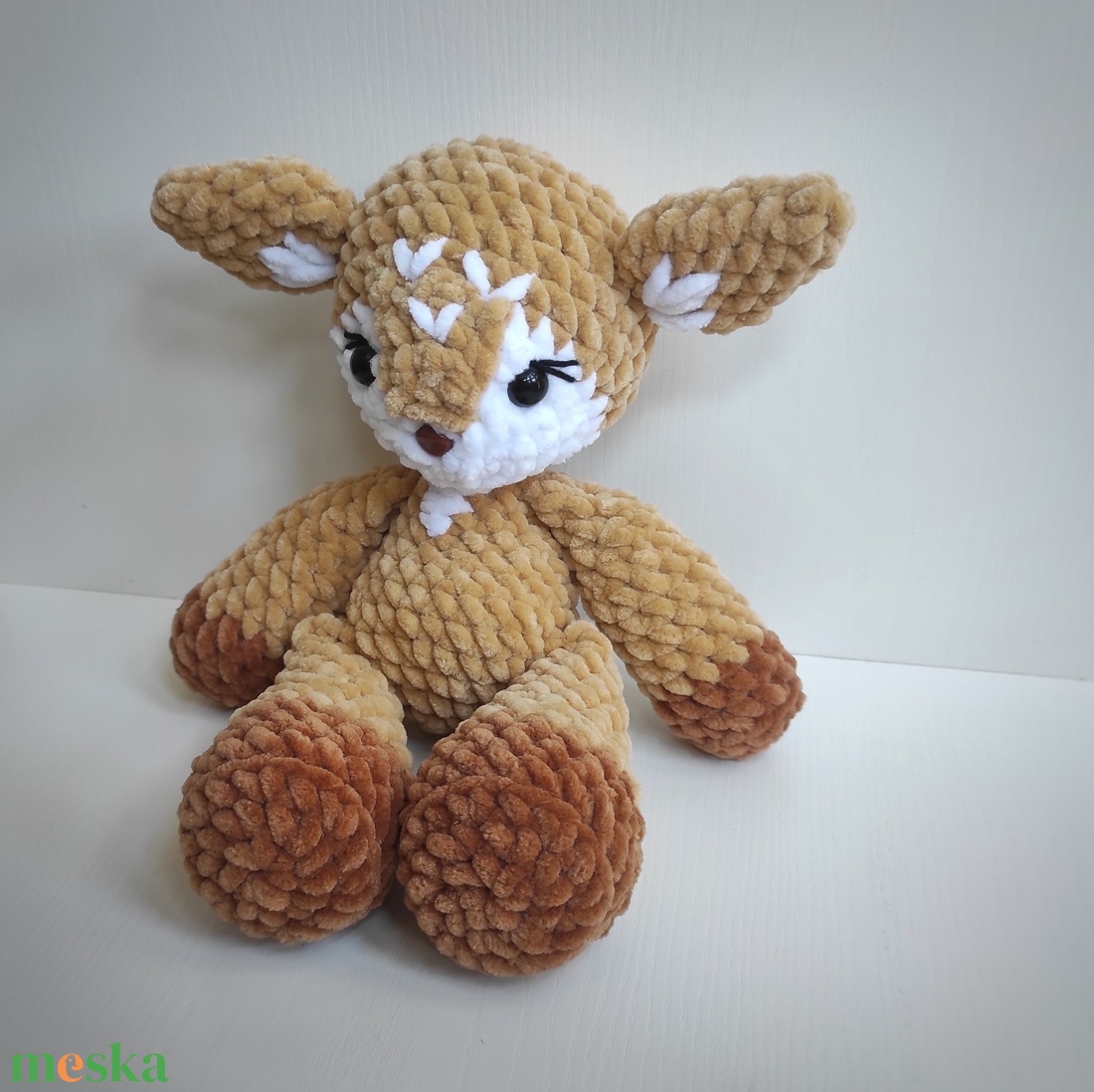 Horgolt őz plüss amigurumi - játék & sport - plüssállat & játékfigura - más figura - Meska.hu