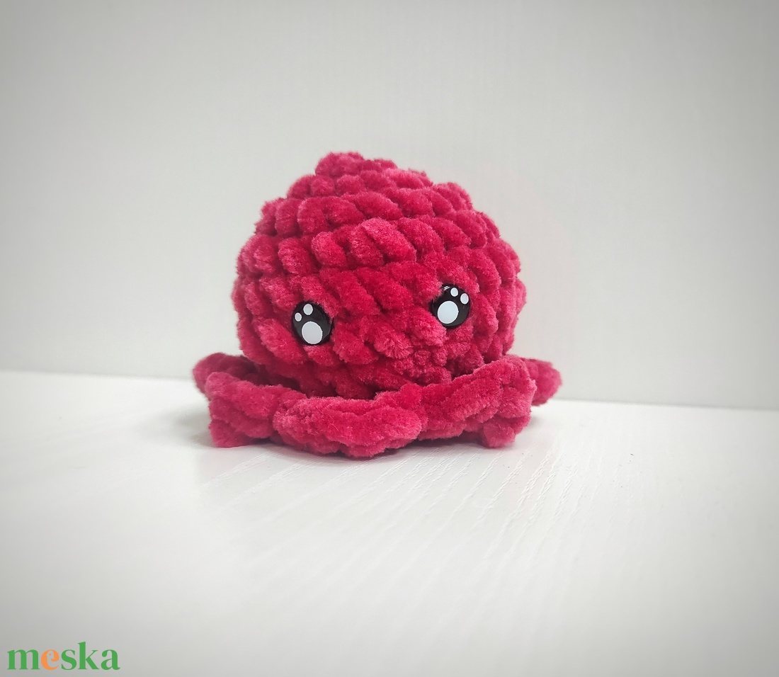 Mini plüss polip horgolt - játék & sport - plüssállat & játékfigura - polip - Meska.hu
