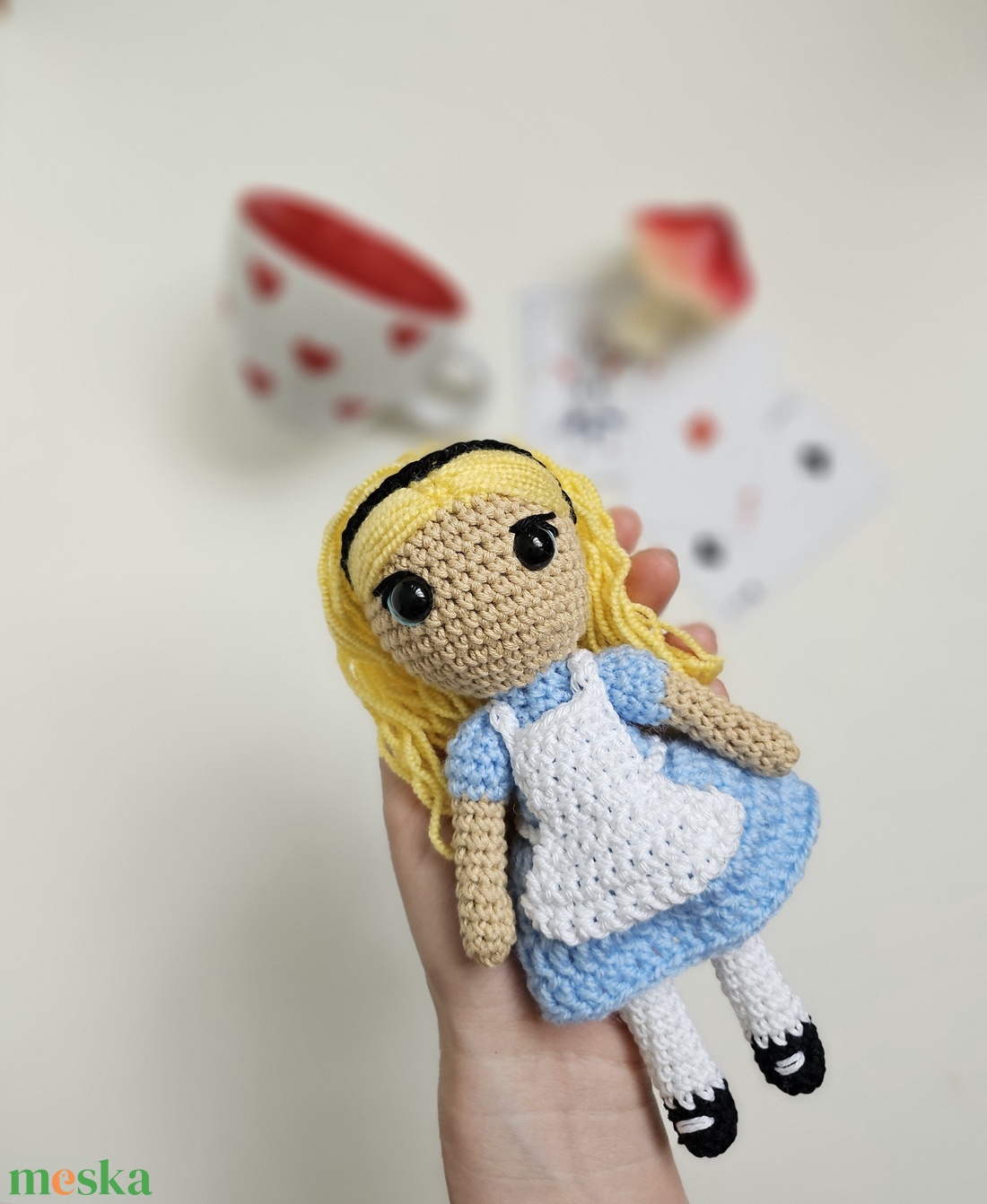 Horgolt Alice baba - játék & sport - plüssállat & játékfigura - más figura - Meska.hu Horgolt Alice baba - játék & sport - plüssállat & játékfigura - más figura - Meska.hu